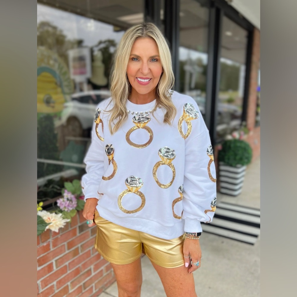 Queen of Sparkles | Ring Sweatshirt.